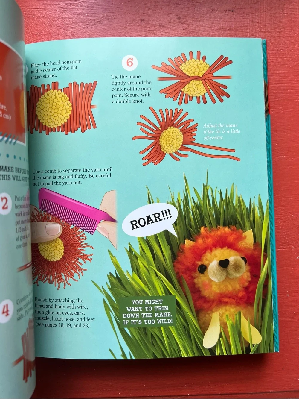 Mini Pom-Pom Pets Craft Book – Colorful Pom-Pom Animals #craftcore